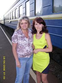 Туманцева Оля и Чаплинская Галя