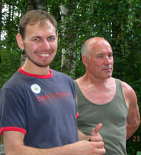 Встреча одноклассников 92 года выпуска, Переславль. 25-27.07.2008. Федосеев Алексей, Лазуткин Николай Николаевич. Переславль. 25.07.08