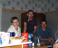 Встреча одноклассников 92 года выпуска, Переславль. 25-27.07.2008. Анжела Александрук, Федосеев Алексей, Лазуткин Юра. Переславль. 25.07.08