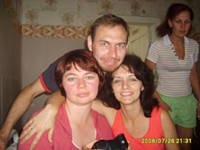 Встреча одноклассников 92 года выпуска, Переславль. 25-27.07.2008. Галина Боброва, Галина Коврижных, Федосеев Алексей. Переславль. 25.07.08