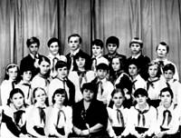 Солнечный. Выпуск 1986 года. 6 "А" классный руководитель Честнова Светлана Васильевна.