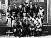 Солнечный. 1 сентября 1985 года, 10 "А" класс - выпуск 1986 года.
