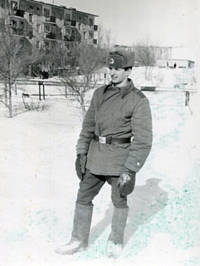 Уборка снега после "бабая", зима 88-89, мл с-т Буравцов А. (в/ч 29426).