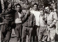 РУС-2, возле 103 сооружения: Владимир Дудкин; Андрей Анисимов; Александр Буравцов; Ифтихор Исмаилов; Валерий Павлов; Владимир Воронцов (весна 1989 года).