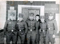 Возле казармы ЦСБУ 1989год: я; С.Герасимов; В.Дудкин; Ф.Пыркин; (...?...); С.Фёдоров.