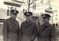 слева направо Рожков, Коротков, Бондаренко (1970)