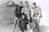 Выпуск 1992 года. Парашютисты. Лазуткин Юра, Русов Коля, Раскотов Рома, Гартман Александр, Никонов Вадим