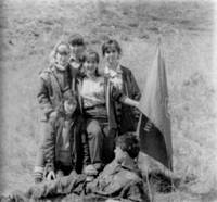 1986 год - зарница. 8 Б класс