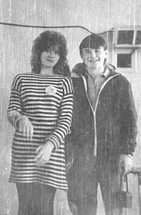 Выпуск 1992 года. Никклина Галина и Колеватов Сергей.