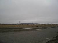 Вид Жангиза с развилки (аэродром)