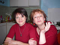 Загороднюк Наташа и Белкина Ольга лучшие подруги в школьные годы, встретились спустя 24 года в Москве